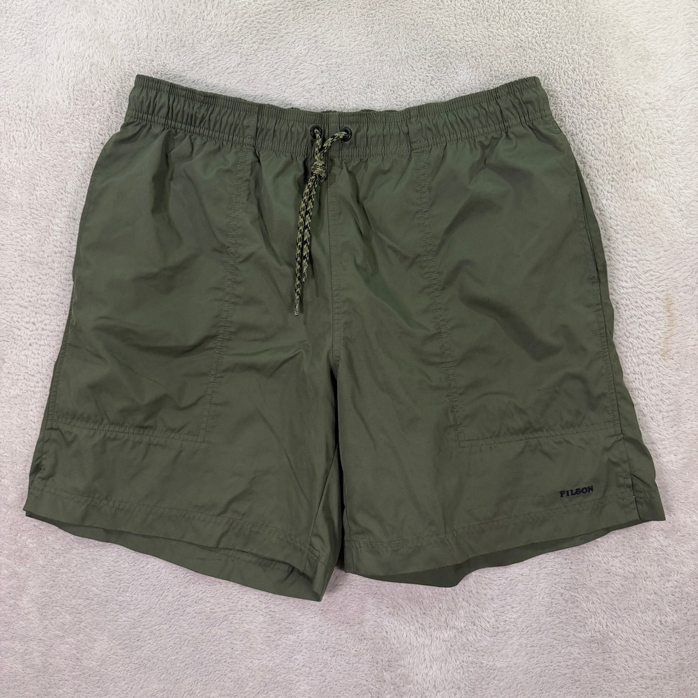 Filson Olive Green Men's Swim Trunks